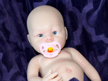 Preemie Silicone Dolls Realistic Real Lifelike Micro Mini Baby Doll Full Body Reborn 12 inch 2.1lbs Platinum Weighted Babies Ecoflex Bathtub Fun